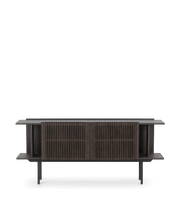 Groot dressoir met lamellen, gerookt eiken - Louvre