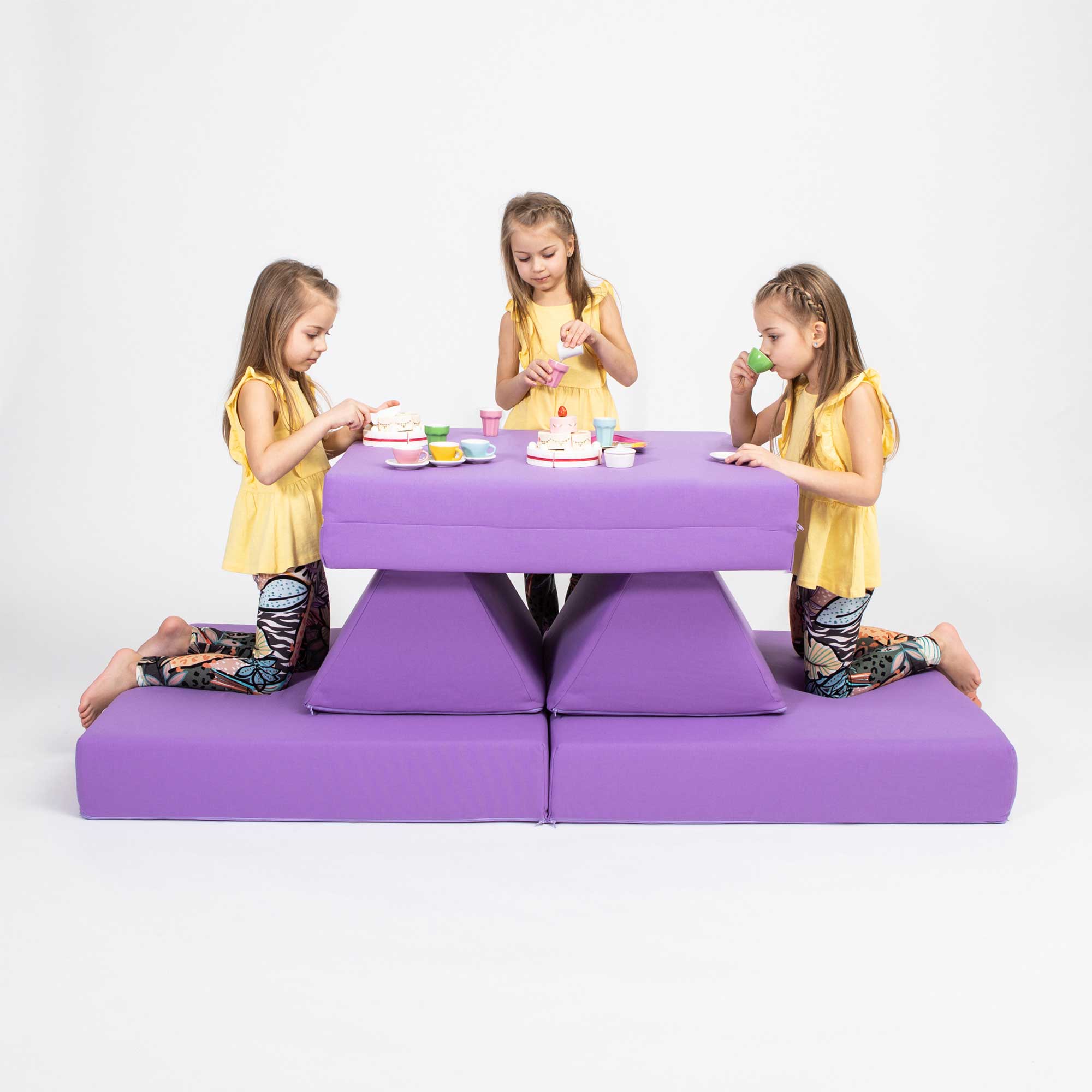 Speelbank kinderen, Paars, modulair, Bank kinderkamer
