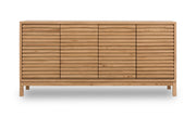 Tanner vierdeurs dressoir in vlaskleur