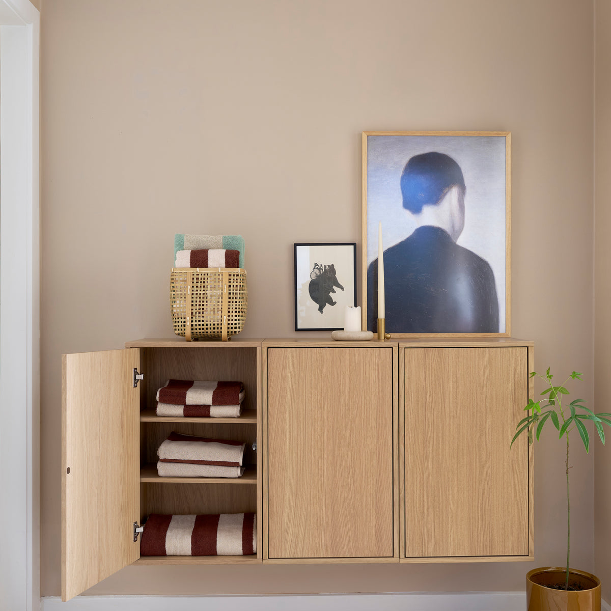 ReCollector Wandkast - Noordse eik