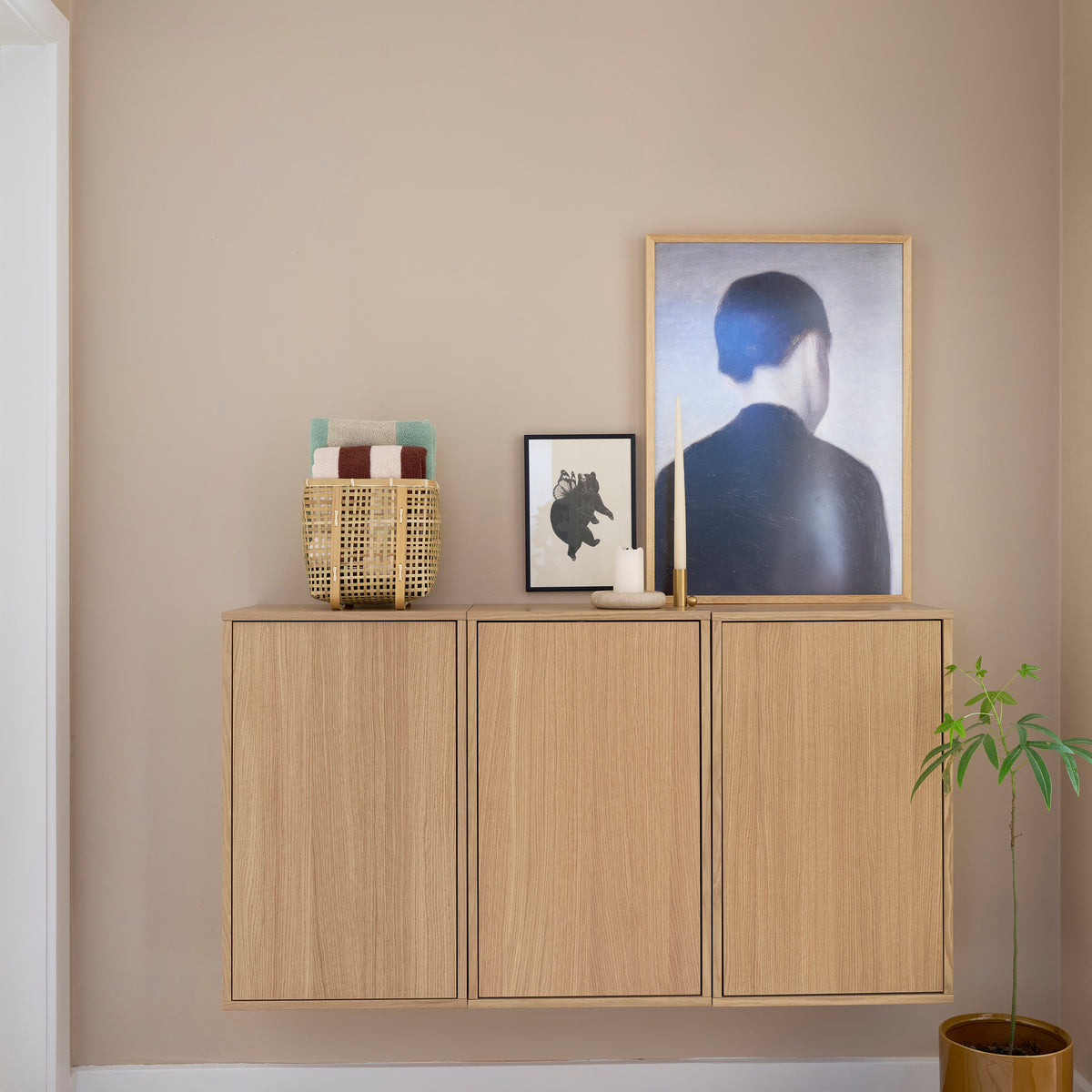 ReCollector Wandkast - Noordse eik