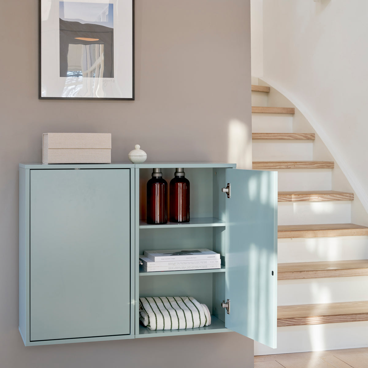 ReCollector Wandkast - ijzerblauw