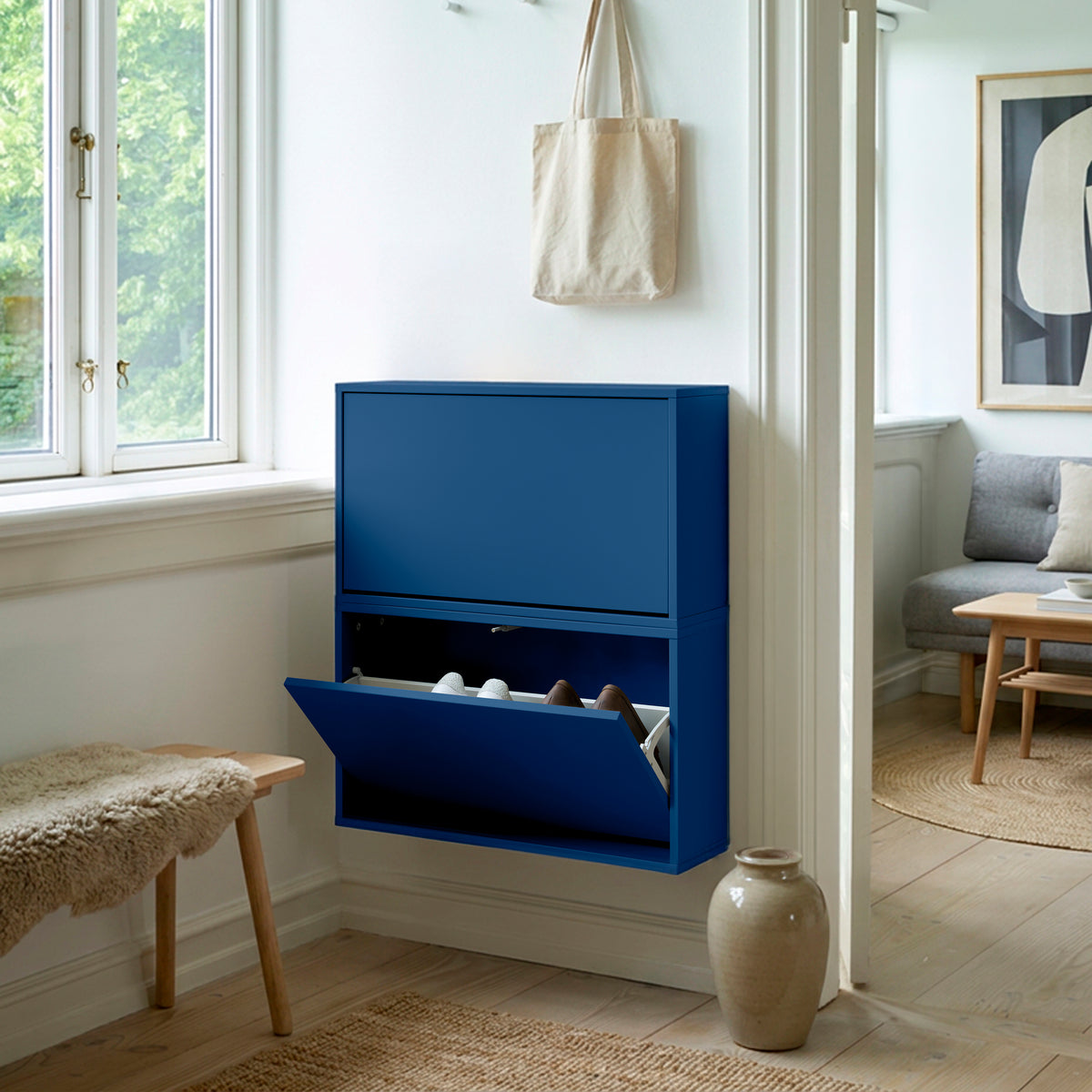 ReCollector Shoe Box Smal - kobaltblauw
