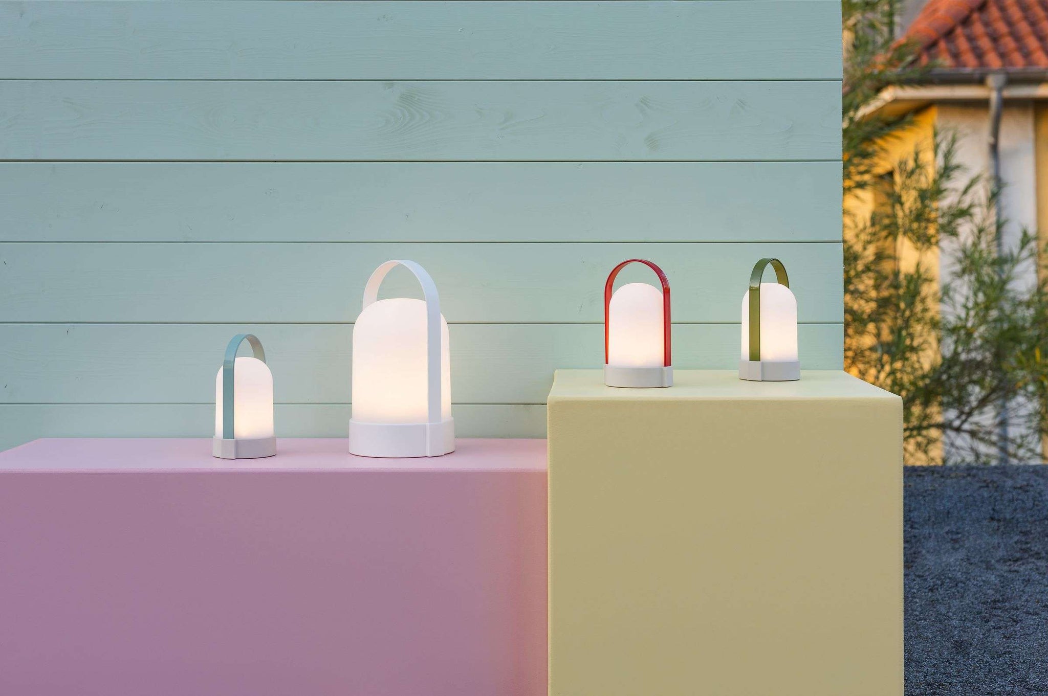 Uri Lamp Piccolos LED Oplaadbaar 15 cm Set van 3 Stuks