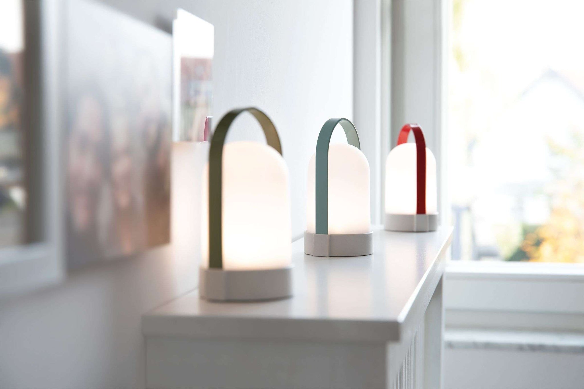Uri Lamp Piccolos LED Oplaadbaar 15 cm Set van 3 Stuks