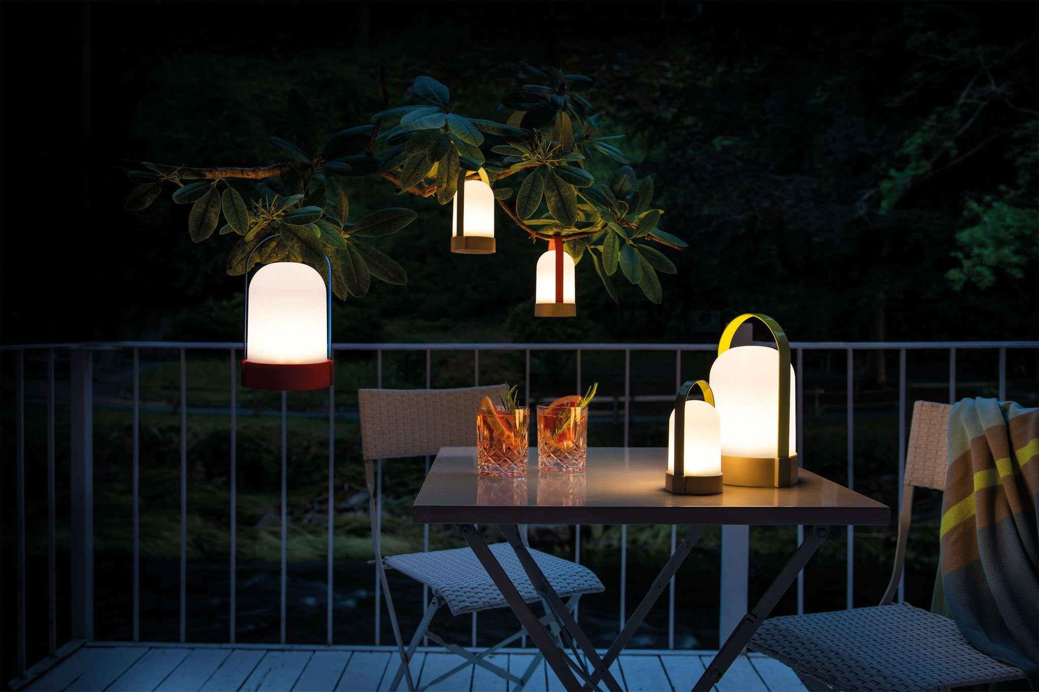 Uri Lamp Piccolos LED Oplaadbaar 15 cm Set van 3 Stuks