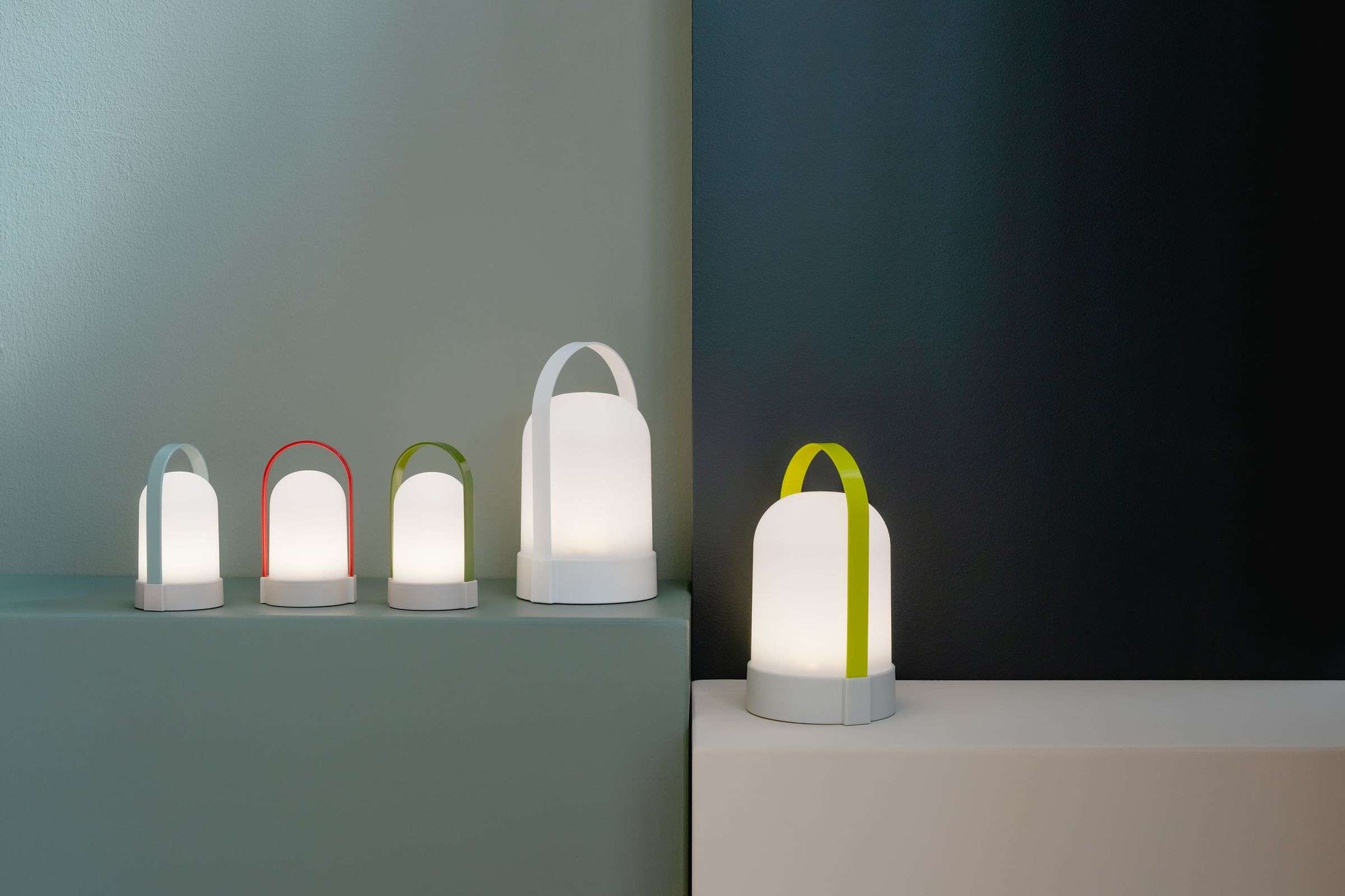 Uri Lamp Piccolos LED Oplaadbaar 15 cm Set van 3 Stuks