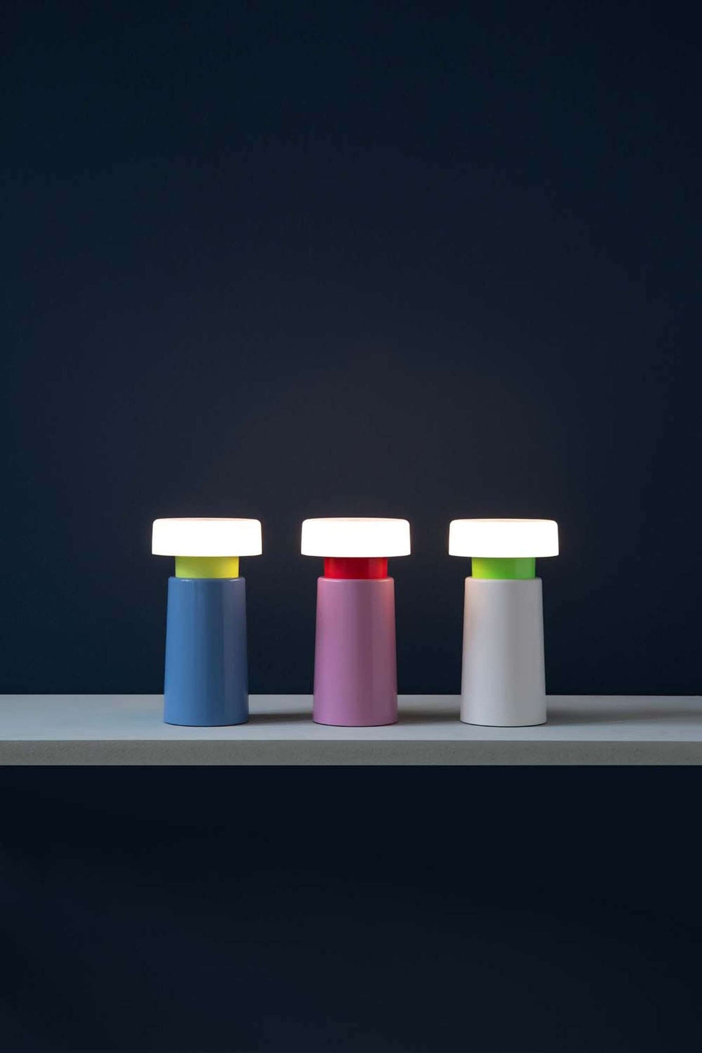 Tafellamp Victoria LED Oplaadbaar Aquablauw