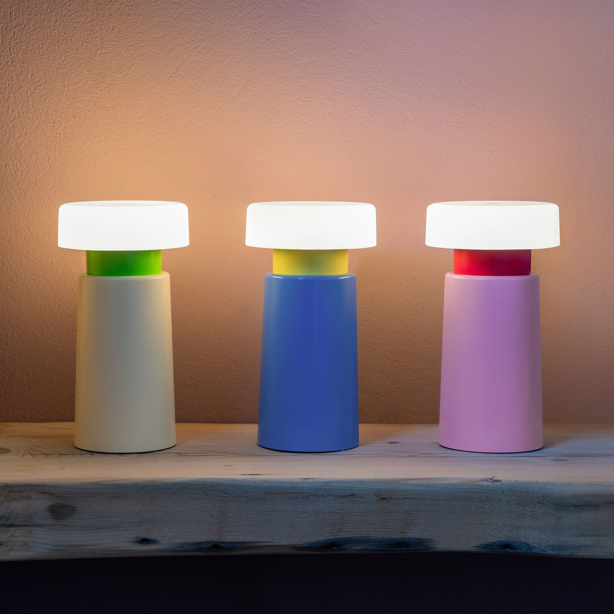 Tafellamp Victoria LED Oplaadbaar Aquablauw