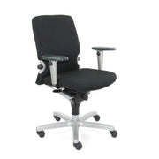 Ergonomische zwarte bureaustoel Comforto 77 NPR1813 (Refurbished)