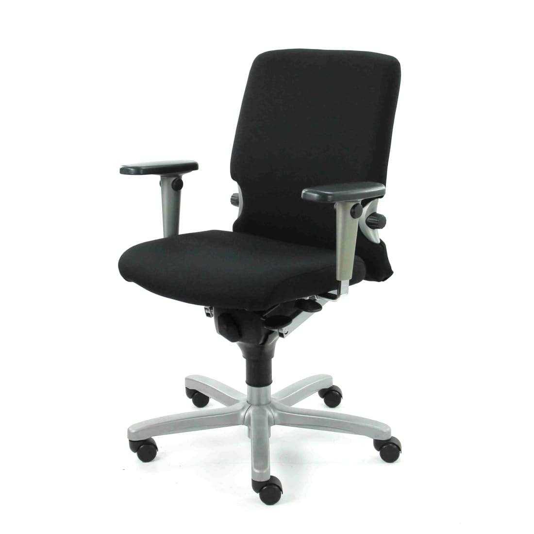 Ergonomische zwarte bureaustoel Comforto 77 NPR1813 (Refurbished)