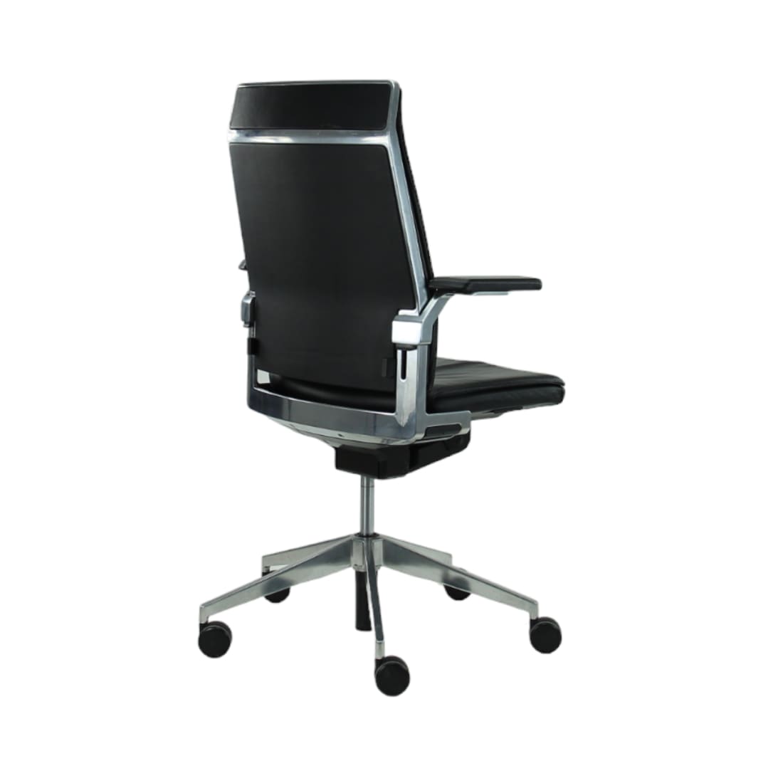 Bureaustoel Dynamobel DIS zwart leer (Refurbished)