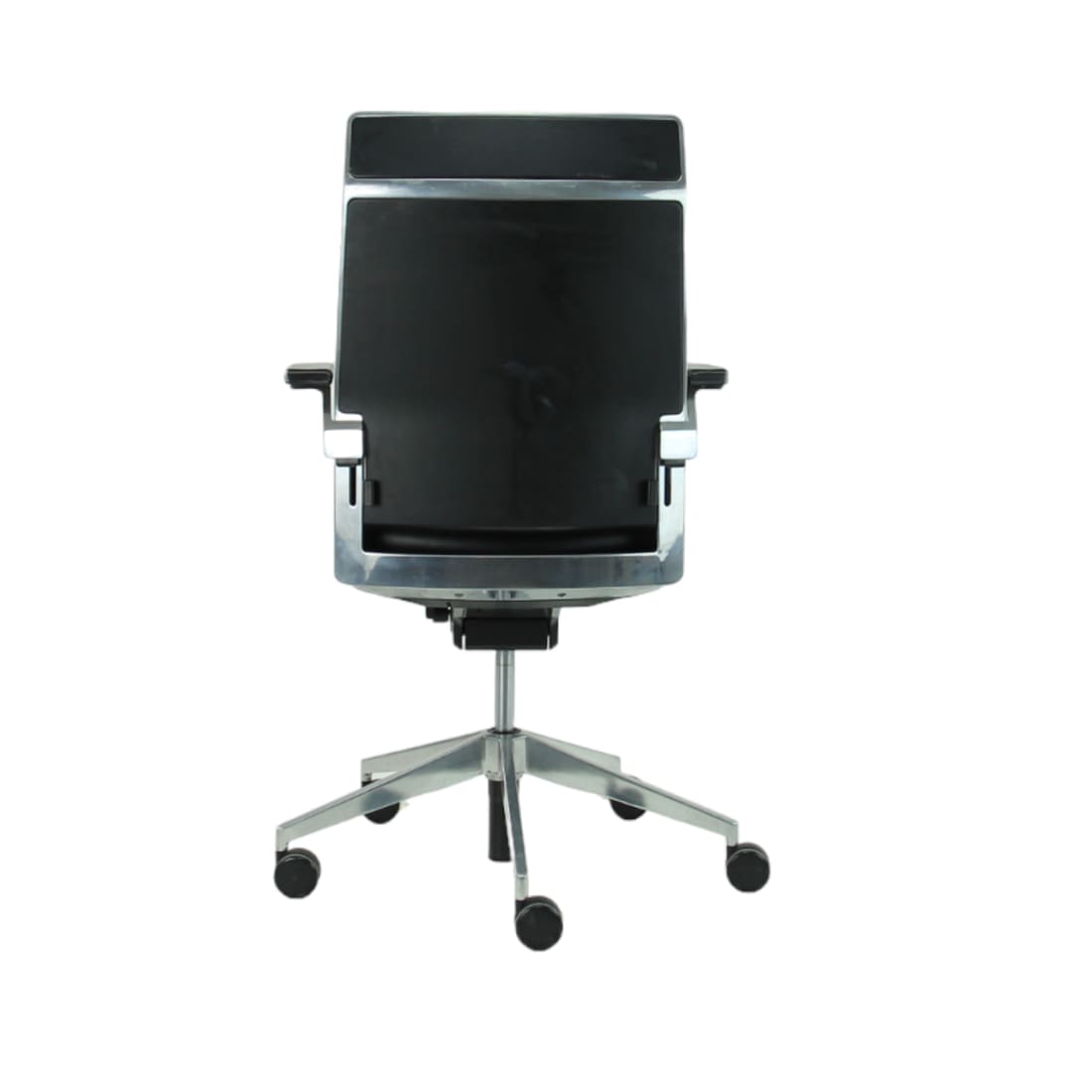 Bureaustoel Dynamobel DIS zwart leer (Refurbished)