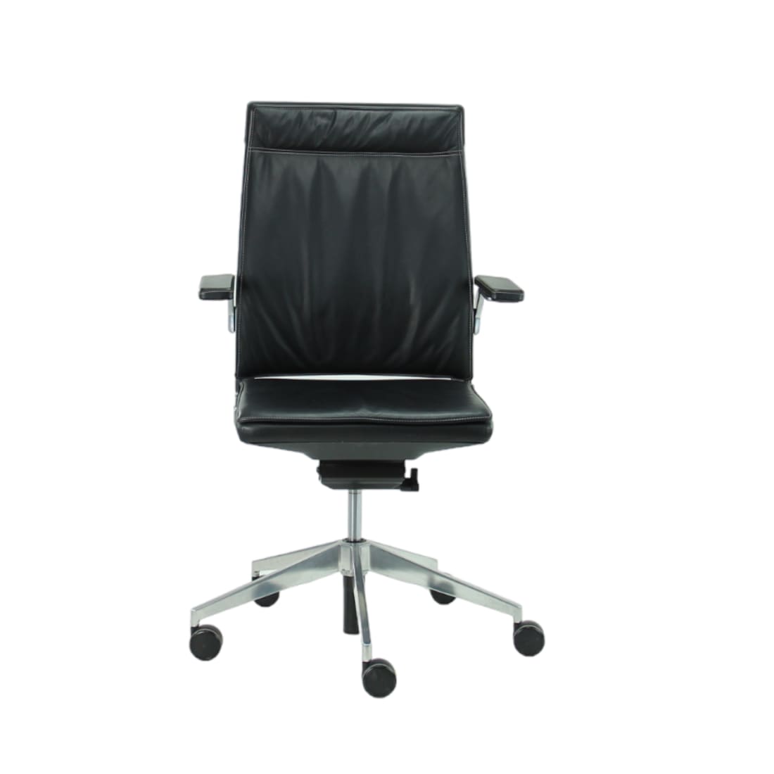Bureaustoel Dynamobel DIS zwart leer (Refurbished)