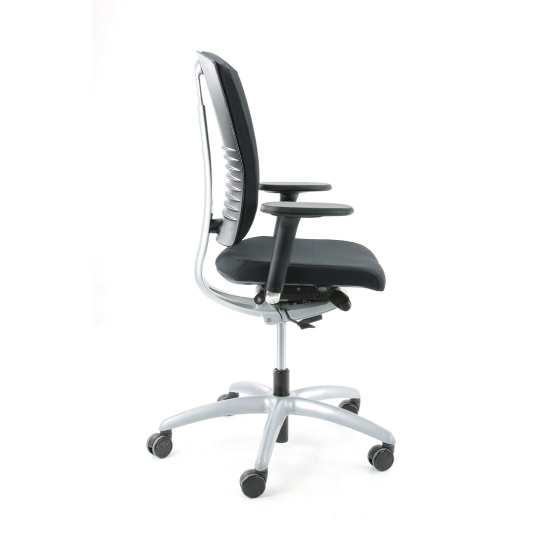 Bureaustoel Sitag EL100, opnieuw gestoffeerd, zwart, 4D-armleuningen (Refurbished)