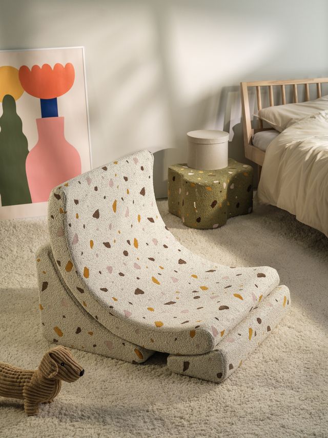 Wigiwama Terrazzo Moon Chair - Meerkleurig