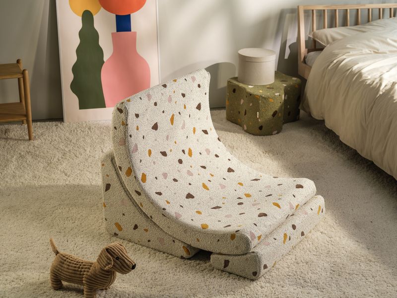 Wigiwama Terrazzo Moon Chair - Meerkleurig