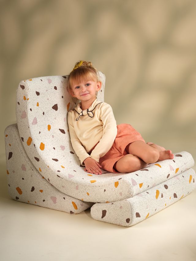 Wigiwama Terrazzo Moon Chair - Meerkleurig