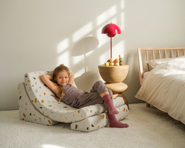 Wigiwama Terrazzo Moon Chair - Meerkleurig