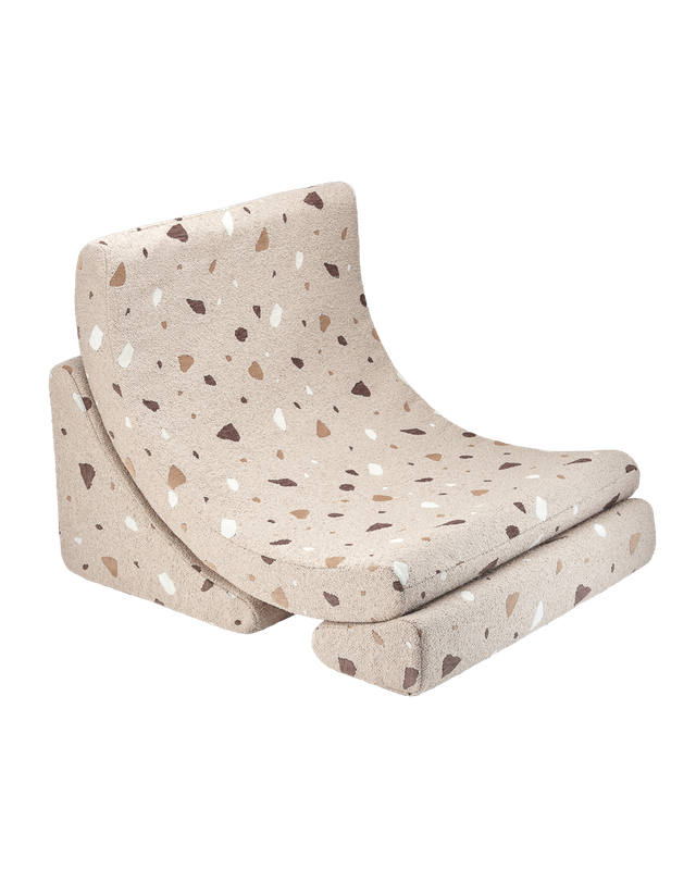 Wigiwama Terrazzo Moon Chair - Bruin