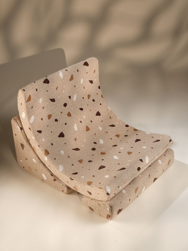 Wigiwama Terrazzo Moon Chair - Bruin