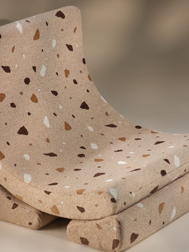 Wigiwama Terrazzo Moon Chair - Bruin