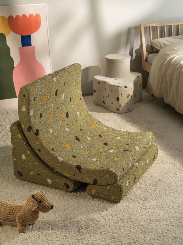 Wigiwama Terrazzo Moon Chair - Groen