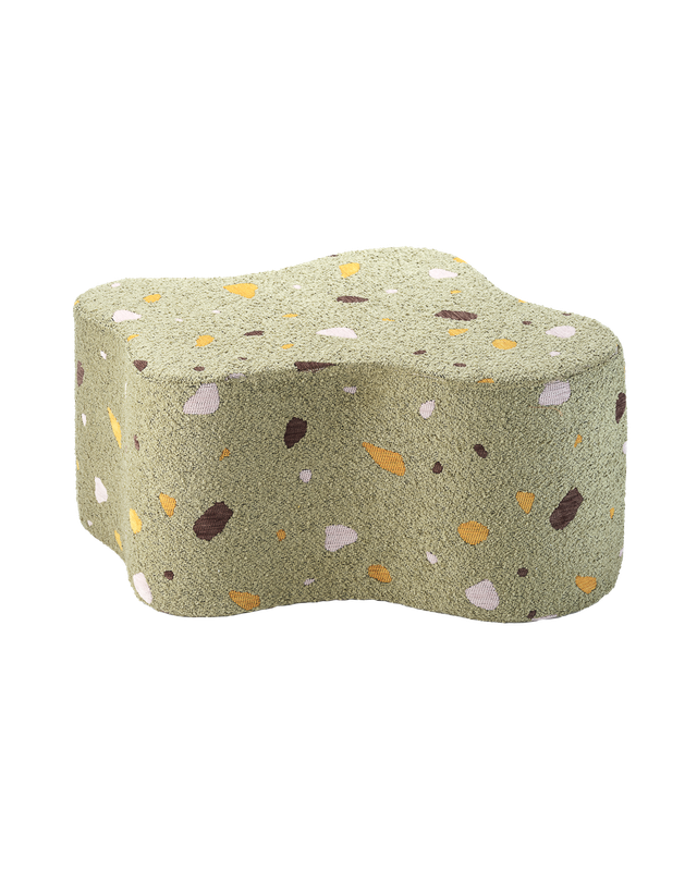 Wigiwama Terrazzo Cloud poef - groen
