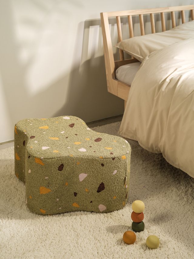 Wigiwama Terrazzo Cloud poef - groen