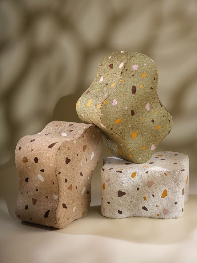 Wigiwama Terrazzo Cloud poef - groen