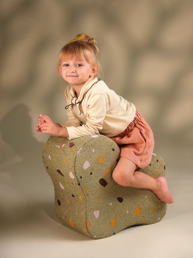 Wigiwama Terrazzo Cloud poef - groen