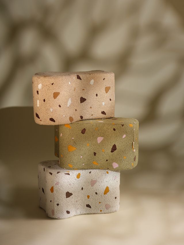 Wigiwama Terrazzo Cloud poef - groen