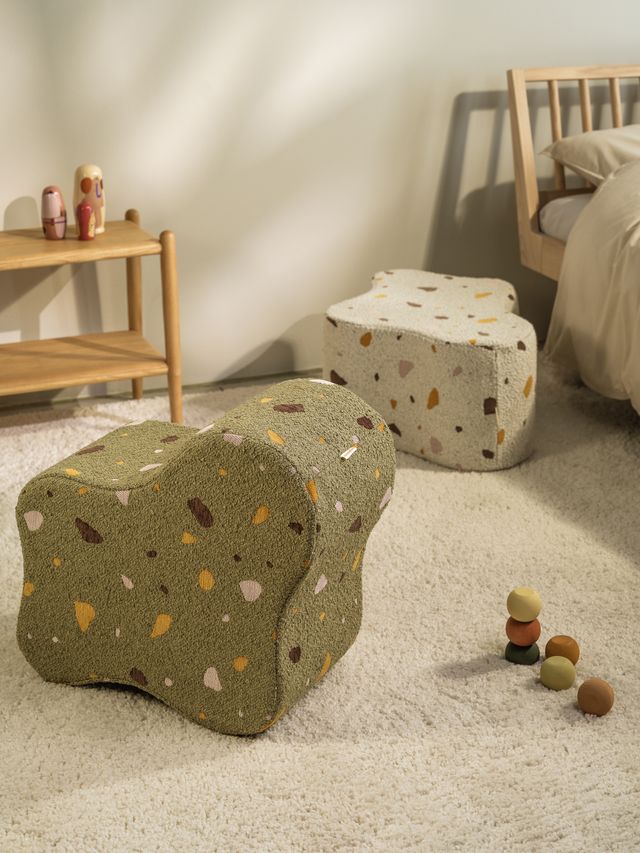 Wigiwama Terrazzo Cloud poef - groen
