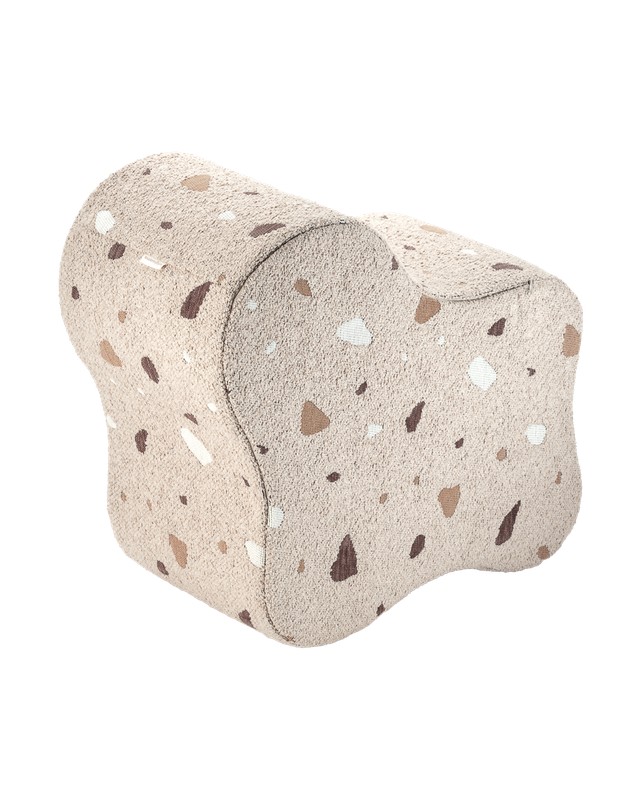 Wigiwama Terrazzo Cloud poef - bruin
