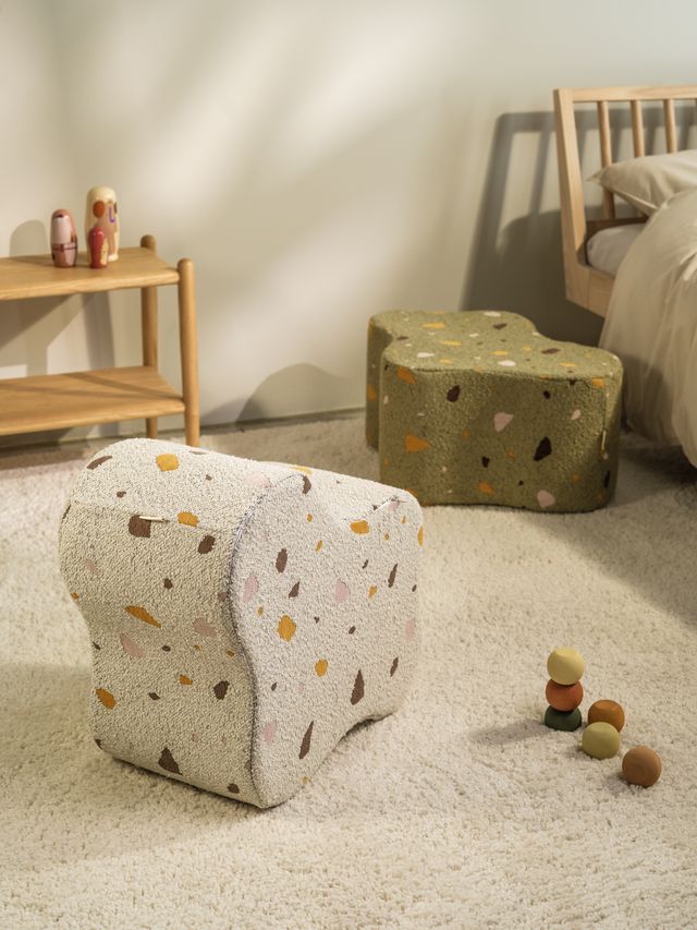 Wigiwama Terrazzo Cloud Poef - Meerkleurig