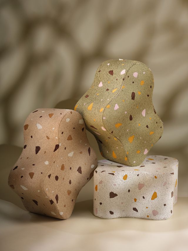 Wigiwama Terrazzo Cloud Poef - Meerkleurig