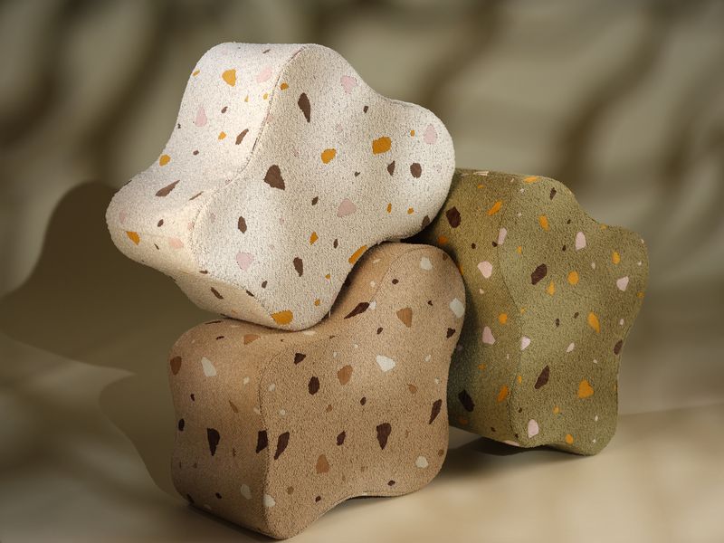 Wigiwama Terrazzo Cloud Poef - Meerkleurig