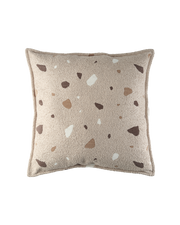 Wigiwama Terrazzo blok kussen - beige