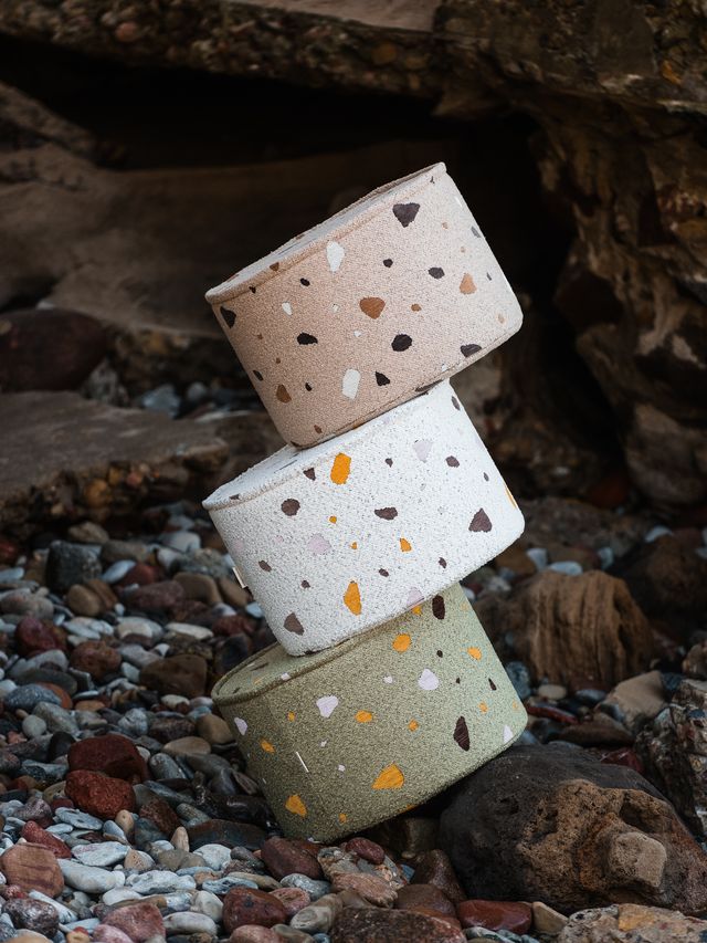 Wigiwama Terrazzo marmeren poef