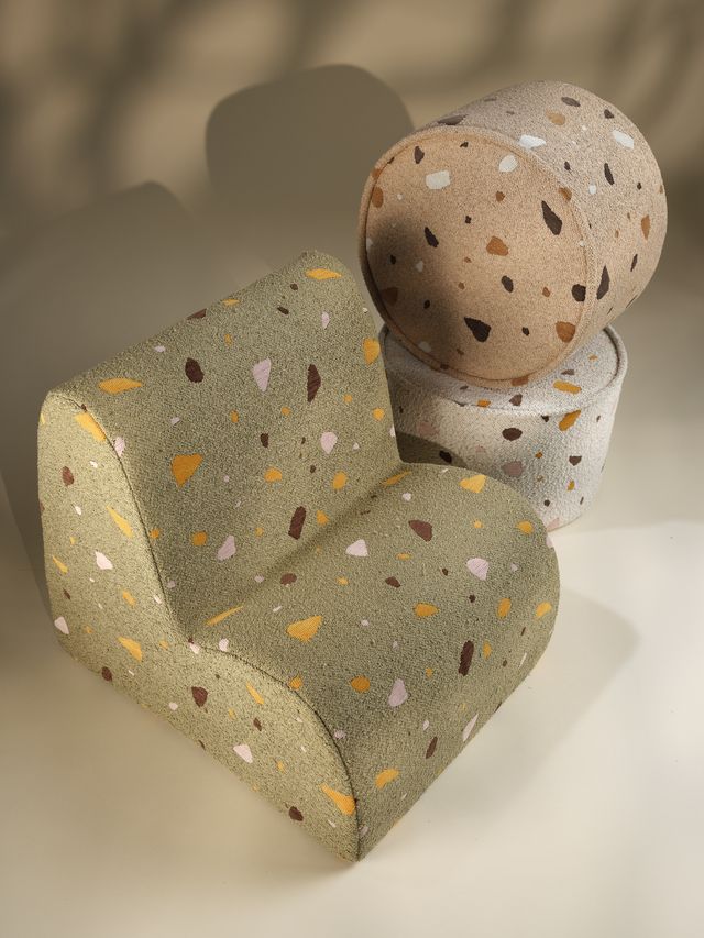 Wigiwama Terrazzo marmeren poef