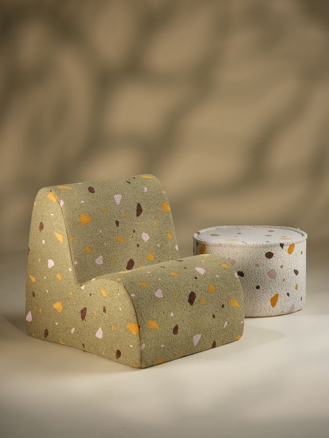 Wigiwama Terrazzo marmeren poef