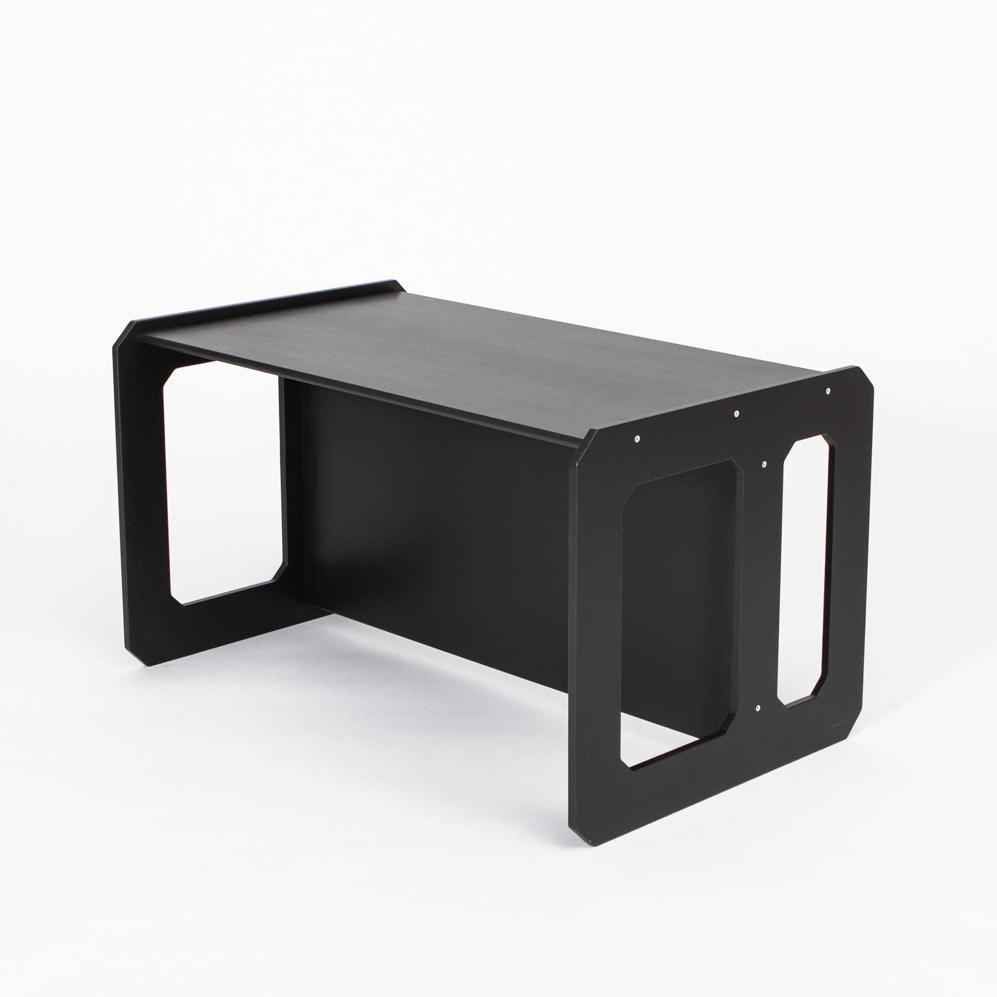 Montessori kindertafel, zwart