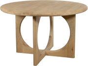 Eetkamertafel Ø130, Acaciahout Groovy Naturel