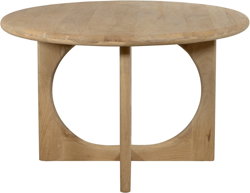 Eetkamertafel Ø130, Acaciahout Groovy Naturel