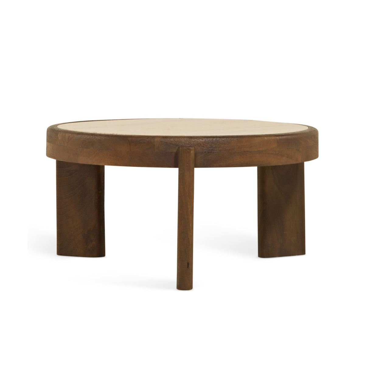 Salontafel Bora - Ø 75 cm, bruin
