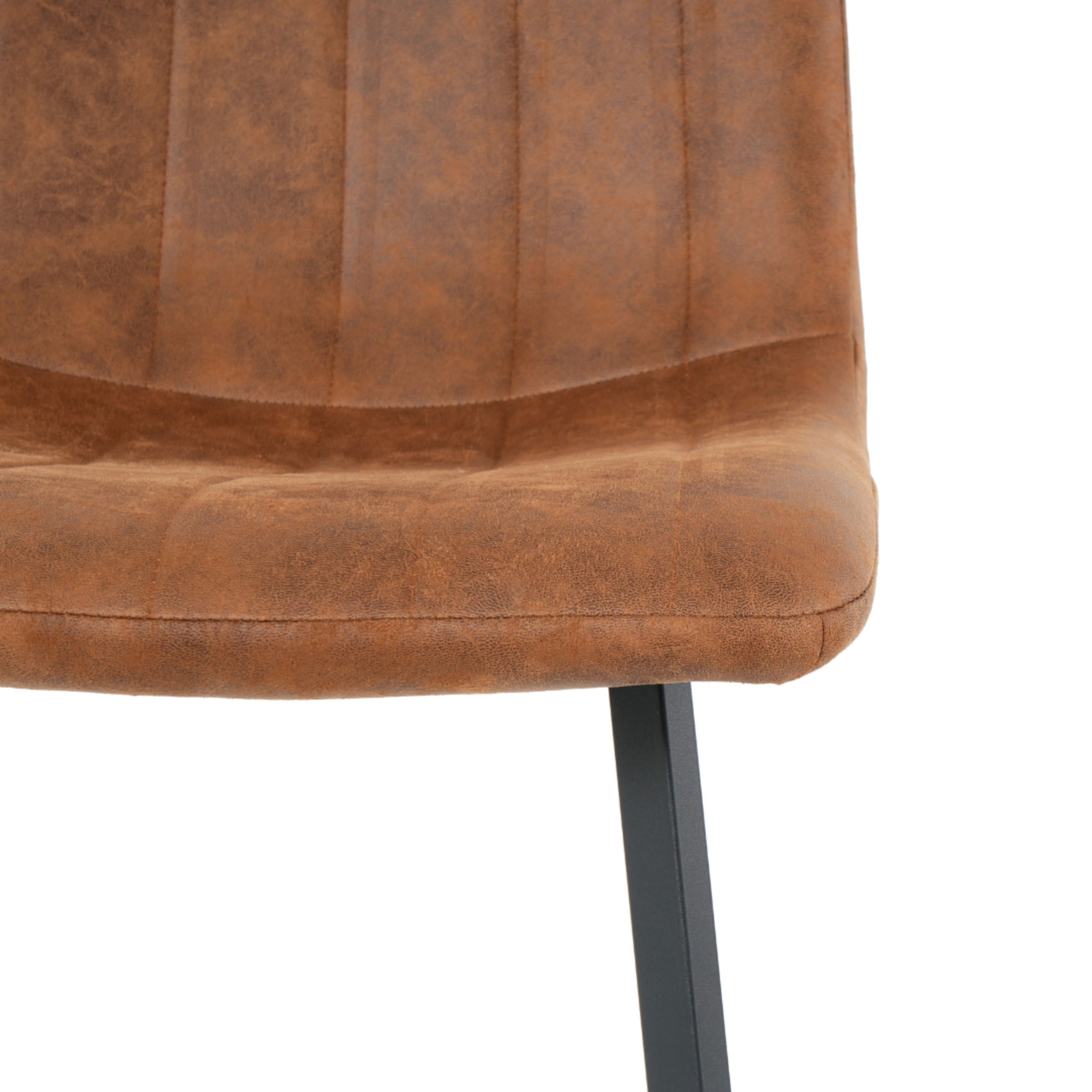 Eetkamerstoel Minsk - Microleer Cognac