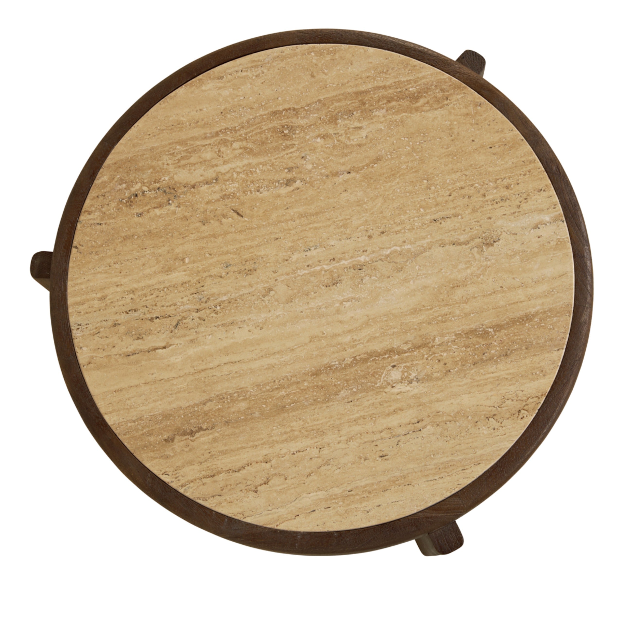 Salontafel Bora - Ø 75 cm, bruin