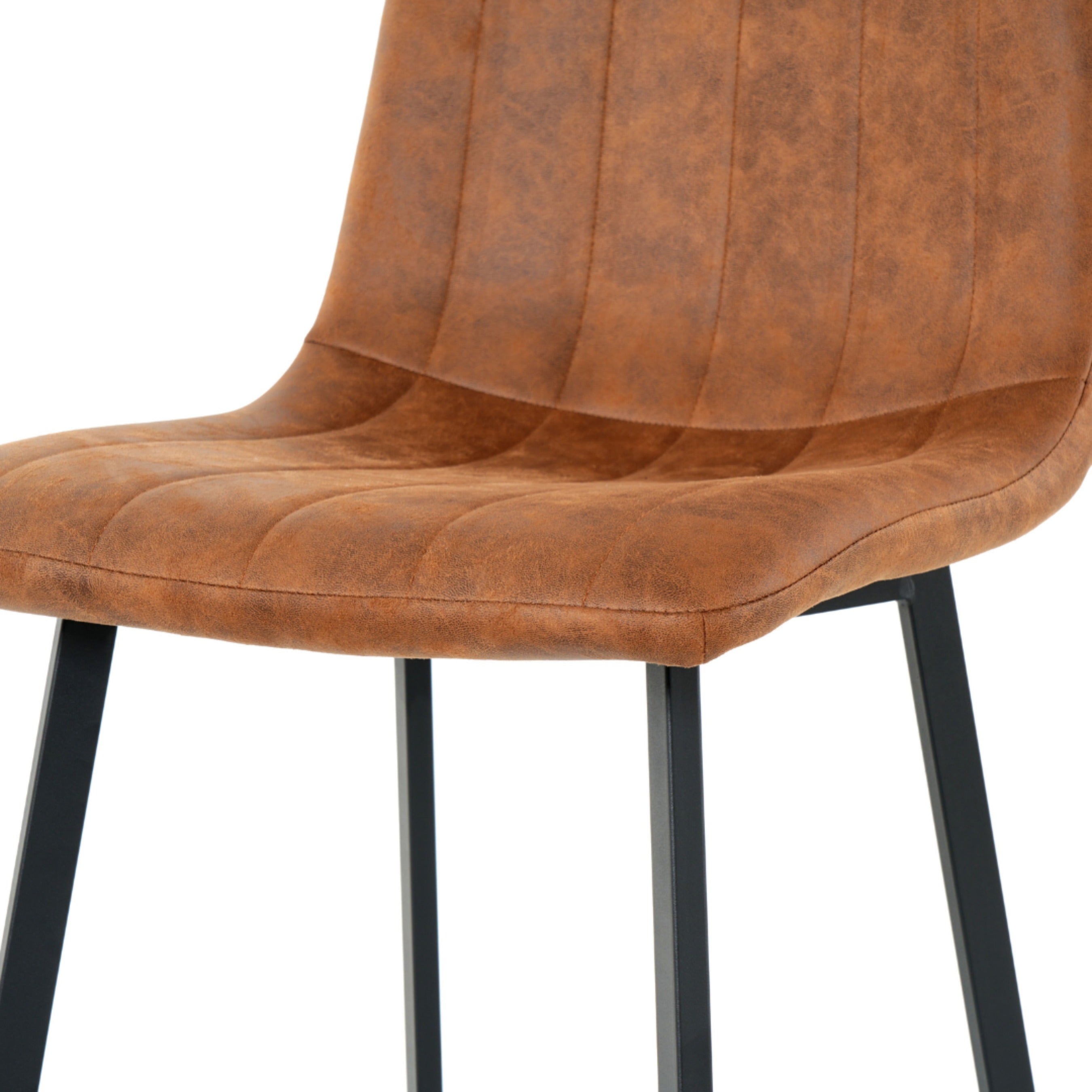 Eetkamerstoel Minsk - Microleer Cognac