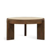 Salontafel Bora - Ø 75 cm, bruin