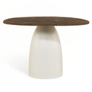 Eettafel Bora - Ø120 cm Bruin & Beige